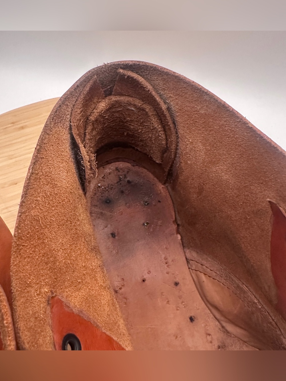 Bespoke, sturdy Chukka boots Size 12 Wide. Original boots made by cobbler. - Picture 10 of 15